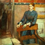 38. Degas, Hélène Rouart in her Father’s Study, 1886