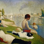 53. Seurat, Bathers at Asniéres, 1883–84