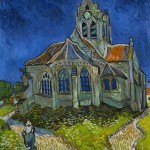 49. Van Gogh, Church at Auvers-sur-Oise, 1890