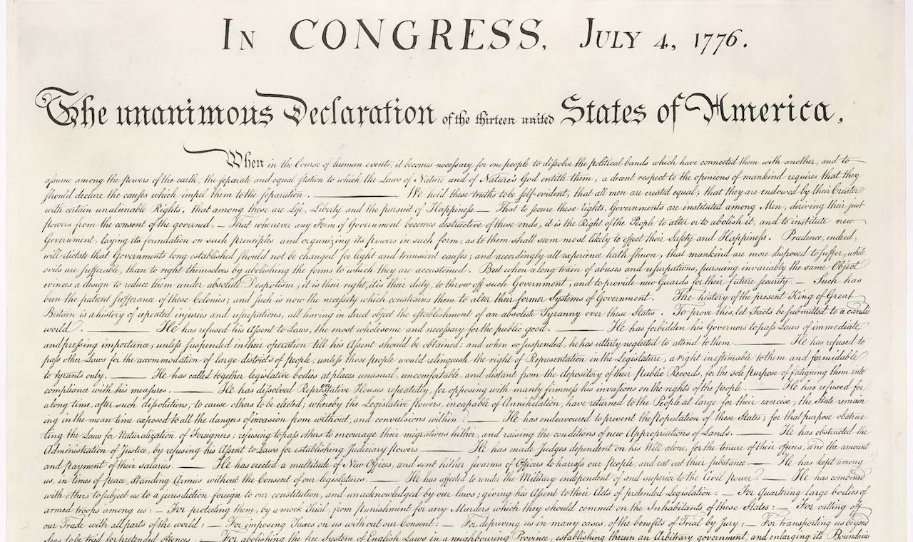 the declaration of independence pdf